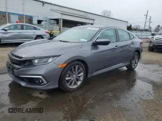 2019 Honda Civic EX z VIN 19XFC1F34KE216999, wystawiony jako Copart lot #51427335 z przebiegiem 9 502 mil mil oraz Szkoda całkowita • Salvage title. Historia ofert i sprzedaży dostępna na DreamBid. Obrazek 1.