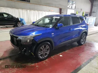 2021 Kia Seltos LX with VIN KNDEPCAA6M7121185, listed as a Copart auction lot 49608255 with 64,896 mi miles and Salvage Title. Bid and sale history available at DreamBid. Image 1.