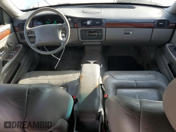 1998 Cadillac DeVille with VIN 1G6KD54Y7WU721351, listed as a Copart auction lot 42990425 with 98,666 mi miles and Salvage Title. Bid and sale history available at carsss.com. Image 8.
