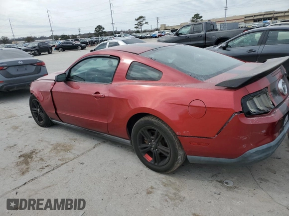 2010 Ford Mustang V6 with VIN 1ZVBP8AN2A5111910, listed as a Copart auction lot 42940665 with Not Provided miles and Salvage Title. Bid and sale history available at DreamBid. Image 2.
