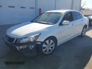 2010 Honda Accord Sdn EX-L with VIN 1HGCP3F86AA021164, listed as a IAAI auction lot 41822895 with 152,885 mi miles. Bid and sale history available at carsss.com. Image 2.