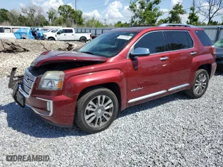 2017 GMC Terrain Denali with VIN 2GKFLVE35H6202079, listed as a Copart auction lot 51101785 with 78,321 mi miles and Salvage Title. Bid and sale history available at carsss.com. Image 1.