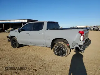 2024 Chevrolet Silverado 1500 RST with VIN 2GCUDEED7R1165236, listed as a Copart auction lot 50582385 with 7,333 mi miles and Salvage Title. Bid and sale history available at DreamBid. Image 2.