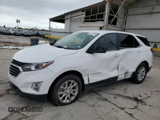 2021 Chevrolet Equinox LT with VIN 3GNAXKEV8MS129349, listed as a Copart auction lot 51247115 with 81,892 mi miles and Salvage Title. Bid and sale history available at DreamBid. Image 1.