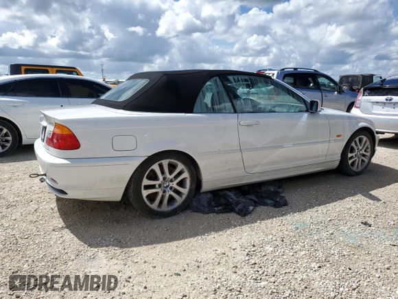 2003 BMW 3 Series 330Ci with VIN WBABS53463JU98716, listed as a Copart auction lot 74505954 with 0 mi miles and Non Repairable. Bid and sale history available at carsss.com. Image 3.