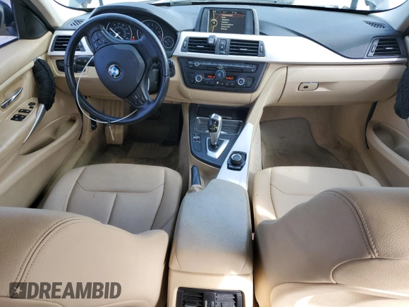 2013 BMW 3 Series 320i with VIN WBA3B1C54DK128124, listed as a Copart auction lot 45361195 with 122,984 mi miles and Salvage Title. Bid and sale history available at carsss.com. Image 8.