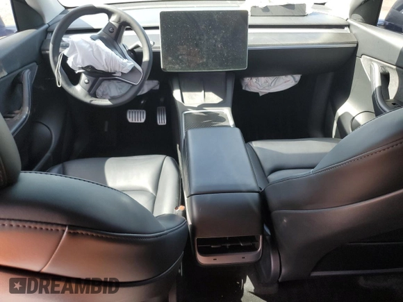 2022 Tesla Model Y Performance with VIN 7SAYGDEF5NF443274, listed as a Copart auction lot 49581905 with Not provided miles and Salvage title. Bid and sale history available at DreamBid. Image 8.