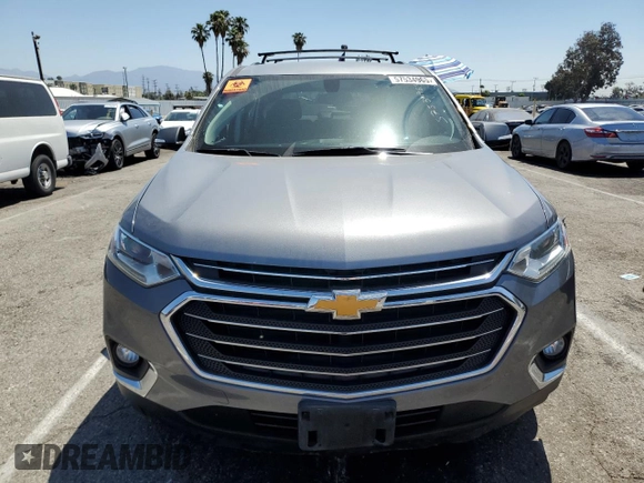 2018 Chevrolet Traverse LT Cloth with VIN 1GNERGKW4JJ197375, listed as a Copart auction lot 57534965 with 74,833 mi miles and Salvage title. Bid and sale history available at DreamBid. Image 5.