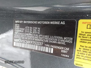 2015 BMW 4 Series 428i z VIN WBA3V5C56FP753337, wystawiony jako IAAI lot #41959843 z przebiegiem 68 086 mil mil oraz . Historia ofert i sprzedaży dostępna na DreamBid. Obrazek 9.