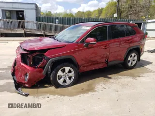 2019 Toyota RAV4 XLE with VIN JTMW1RFV0KD504459, listed as a Copart auction lot 51815305 with 129,826 mi miles and Clean Title. Bid and sale history available at carsss.com. Image 1.