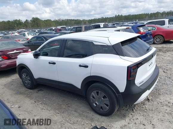 2025 Nissan Kicks S with VIN 3N8AP6BA1SL306207, listed as a IAAI auction lot 41813763 with 20,807 mi miles. Bid and sale history available at carsss.com. Image 15.