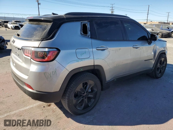 2019 Jeep Compass Latitude with VIN 3C4NJCBB5KT614941, listed as a Copart auction lot 86916084 with 80,884 mi miles and Salvage title. Bid and sale history available at DreamBid. Image 3.