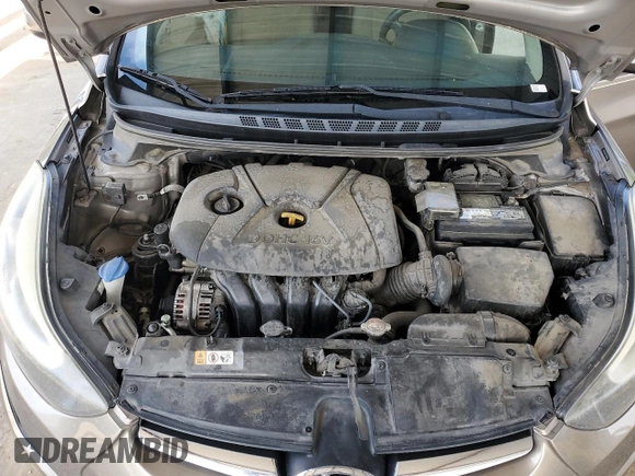 2015 Hyundai Elantra SE z VIN 5NPDH4AE7FH646935, wystawiony jako Copart lot #55829935 z przebiegiem 118 740 mil mil oraz Szkoda całkowita • Salvage title. Historia ofert i sprzedaży dostępna na DreamBid. Obrazek 11.