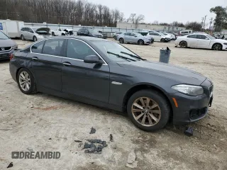 2016 BMW 5 Series 528i xDrive with VIN WBA5A7C58GG144462, listed as a Copart auction lot 45710815 with 119,416 mi miles and Salvage Title. Bid and sale history available at carsss.com. Image 4.