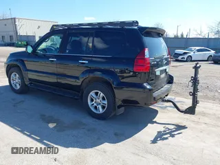 2008 Lexus GX 470 with VIN JTJBT20X780161575, listed as a IAAI auction lot 41879374 with 186,099 mi miles and . Bid and sale history available at carsss.com. Image 3.