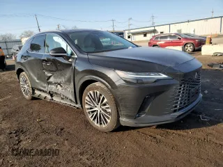 2024 Lexus RX with VIN 2T2BAMCAXRC058214, listed as a Copart auction lot 48623255 with 17,585 mi miles and Salvage Title. Bid and sale history available at carsss.com. Image 4.