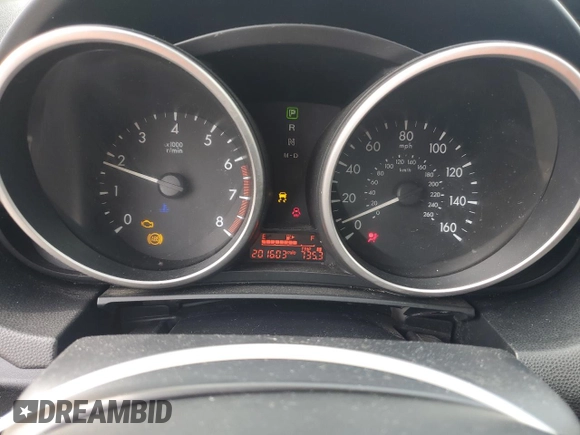 2012 Mazda 5 Sport with VIN JM1CW2BL4C0110696, listed as a Copart auction lot 58699865 with 201,603 mi miles and Salvage title. Bid and sale history available at DreamBid. Image 9.