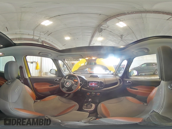 2014 FIAT 500L Trekking with VIN ZFBCFADH7EZ013707, listed as a Copart auction lot 54251675 with 99,735 mi miles and Non Repairable. Bid and sale history available at carsss.com. Image 15.