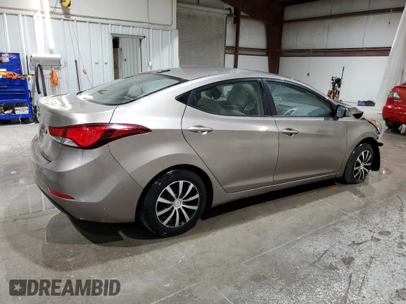2016 Hyundai Elantra SE with VIN 5NPDH4AE9GH694955, listed as a Copart auction lot 60156945 with 80,503 mi miles and Salvage title. Bid and sale history available at DreamBid. Image 3.