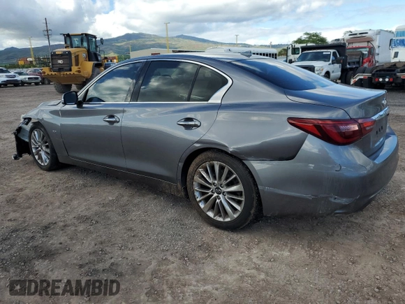 2020 Infiniti Q50 Pure with VIN JN1EV7AP2LM207128, listed as a Copart auction lot 50273975 with 79,753 mi miles and Clean title. Bid and sale history available at DreamBid. Image 2.