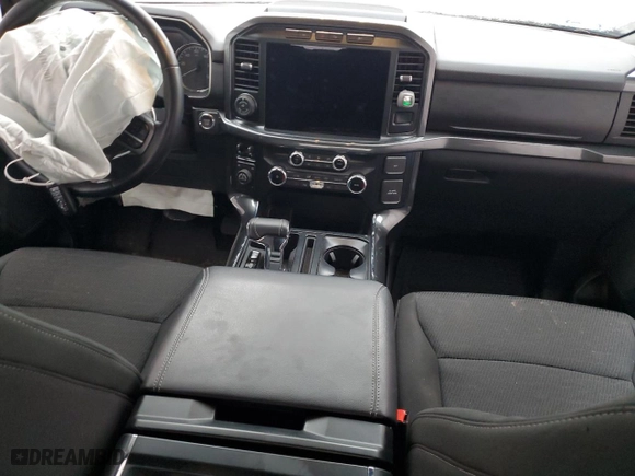 2022 Ford F-150 XL with VIN 1FTFW1E88NKF05082, listed as a Copart auction lot 38413734 with 23,469 mi miles and Salvage Title. Bid and sale history available at carsss.com. Image 8.