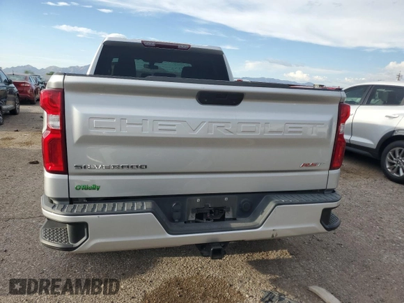 2019 Chevrolet Silverado 1500 RST with VIN 1GCRWDED7KZ302151, listed as a Copart auction lot 67872414 with 105,059 mi miles and Salvage Title. Bid and sale history available at carsss.com. Image 6.