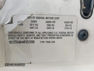 2004 Chevrolet Malibu Maxx LS z VIN 1G1ZT64844F237295, wystawiony jako IAAI lot #42290178 z przebiegiem 167 963 mil mil oraz . Historia ofert i sprzedaży dostępna na DreamBid. Obrazek 9.