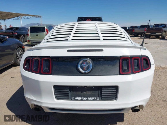 2014 Ford Mustang V6 with VIN 1ZVBP8AM0E5268865, listed as a IAAI auction lot 41884812 with 128,977 mi miles. Bid and sale history available at carsss.com. Image 16.