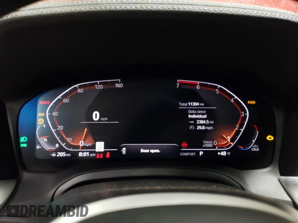 2023 BMW 4 Series 430i xDrive with VIN WBA43AT00PCL85060, listed as a Copart auction lot 44285914 with 11,394 mi miles and . Bid and sale history available at DreamBid. Image 9.
