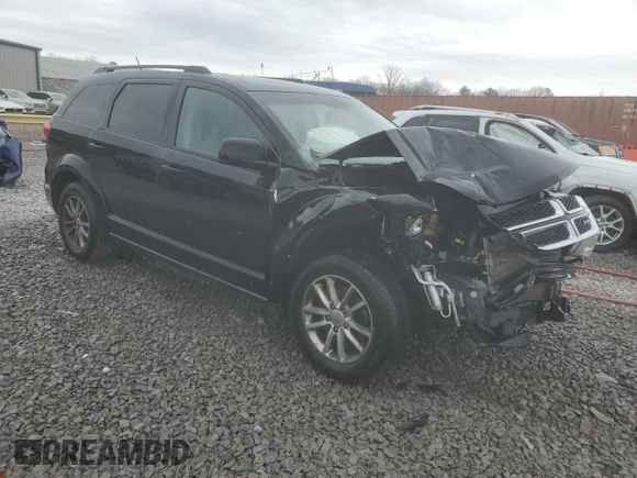 2017 Dodge Journey SXT with VIN 3C4PDCBG2HT534081, listed as a Copart auction lot 44125575 with Not Provided miles and Salvage Title. Bid and sale history available at DreamBid. Image 4.