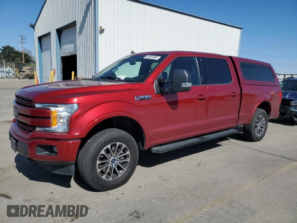 2019 Ford F-150 XL with VIN 1FTFW1E48KKE64154, listed as a Copart auction lot 53897685 with 62,268 mi miles and Salvage Title. Bid and sale history available at carsss.com. Image 1.