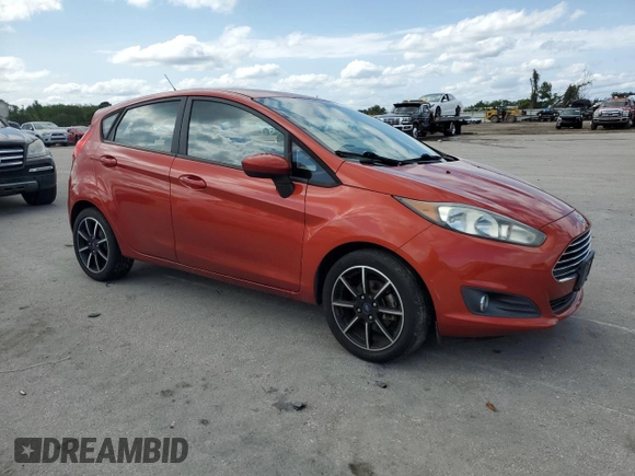 2018 Ford Fiesta SE with VIN 3FADP4EJ5JM108625, listed as a Copart auction lot 52376985 with 35,273 mi miles and Salvage Title. Bid and sale history available at DreamBid. Image 4.