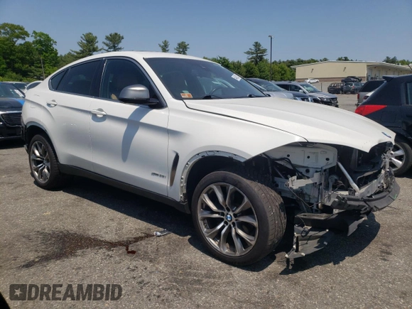 2017 BMW X6 xDrive35i with VIN 5UXKU2C31H0X46966, listed as a Copart auction lot 54452813 with 87,234 mi miles. Bid and sale history available at carsss.com. Image 4.