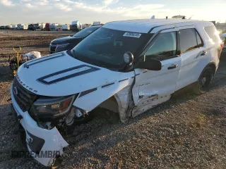 2019 Ford Police Interceptor Utility z VIN 1FM5K8AT3KGA12365, wystawiony jako Copart lot #42808245 z przebiegiem 78 265 mil mil oraz Szkody całkowita. Historia ofert i sprzedaży dostępna na DreamBid. Obrazek 1.