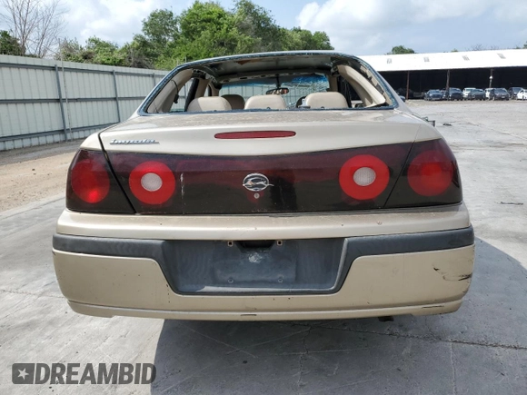 2004 Chevrolet Impala with VIN 2G1WF52E849348129, listed as a Copart auction lot 55641485 with 168,263 mi miles and Salvage title. Bid and sale history available at DreamBid. Image 6.