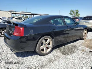 2006 Dodge Charger SRT-8 with VIN 2B3KA73W16H476021, listed as a Copart auction lot 49822835 with 197,111 mi miles and Salvage Title. Bid and sale history available at DreamBid. Image 3.