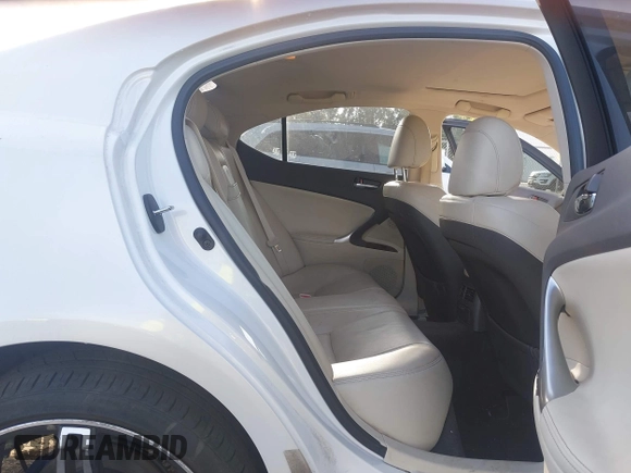 2010 Lexus IS 250 with VIN JTHCF5C20A2033235, listed as a IAAI auction lot 42126601 with 48,028 mi miles and . Bid and sale history available at DreamBid. Image 8.