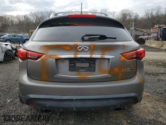 2011 Infiniti FX with VIN JN8BS1MW7BM170136, listed as a Copart auction lot 50385225 with Not provided miles and Salvage title. Bid and sale history available at DreamBid. Image 6.