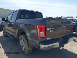 2015 Ford F-150 XLT with VIN 1FTEW1EPXFKD55870, listed as a IAAI auction lot 41803252 with 1 mi miles. Bid and sale history available at carsss.com. Image 3.