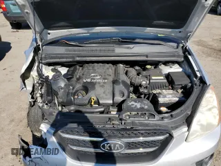 2007 Kia Rondo EX with VIN KNAFG526977104036, listed as a Copart auction lot 44372613 with 107,100 mi miles and Salvage Title. Bid and sale history available at carsss.com. Image 12.