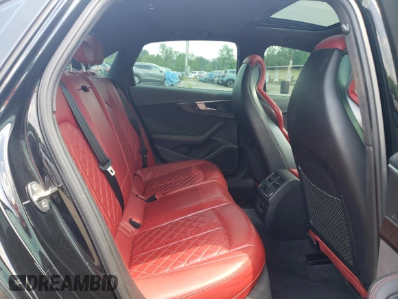 2018 Audi S4 Premium Plus with VIN WAUB4AF47JA001233, listed as a Copart auction lot 57432894 with 98,166 mi miles. Bid and sale history available at carsss.com. Image 10.