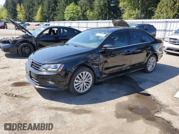 2016 Volkswagen Jetta Sedan 1.8T SEL with VIN 3VWL17AJ0GM366376, listed as a Copart auction lot 54175365 with 25,910 mi miles and Salvage Title. Bid and sale history available at carsss.com. Image 1.
