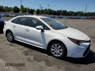 2022 Toyota Corolla LE with VIN JTDEPMAE7N3024062, listed as a Copart auction lot 62824714 with 20,027 mi miles and Salvage Title. Bid and sale history available at carsss.com. Image 4.