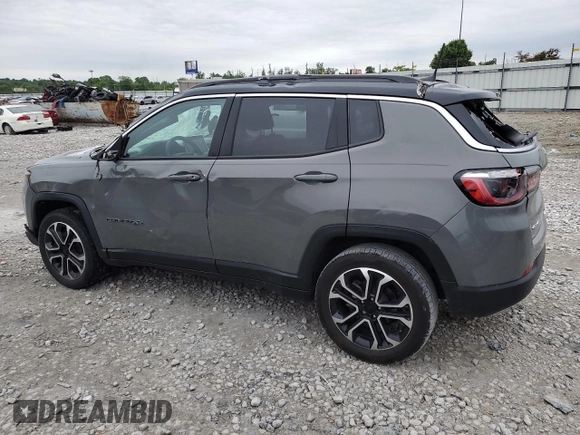 2023 Jeep Compass Limited с VIN 3C4NJDCN5PT523870, выставлен на аукционе Copart как лот 58393075 с пробегом 41 350 миль миль и Списание • Salvage title. История ставок и продаж доступна на DreamBid. Изображение 2.