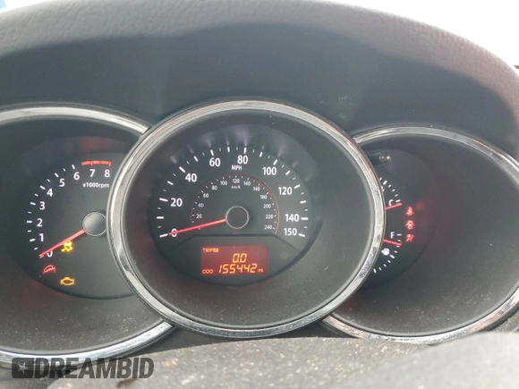 2012 Kia Sorento LX with VIN 5XYKTCA67CG245512, listed as a Copart auction lot 51487605 with 155,442 mi miles and Clean Title. Bid and sale history available at DreamBid. Image 9.