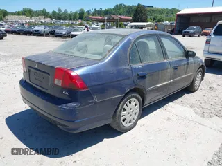2004 Honda Civic LX z VIN 2HGES16554H605210, wystawiony jako IAAI lot #42349566 z przebiegiem 332 807 mil mil oraz . Historia ofert i sprzedaży dostępna na DreamBid. Obrazek 4.