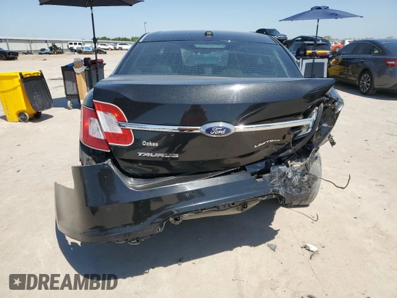 2011 Ford Taurus Limited with VIN 1FAHP2FW4BG107266, listed as a Copart auction lot 56921495 with Not provided miles and Salvage title. Bid and sale history available at DreamBid. Image 6.