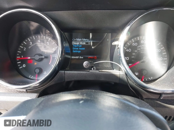 2017 Ford Mustang GT with VIN 1FA6P8CF6H5240226, listed as a IAAI auction lot 41750858 with 64,497 mi miles and . Bid and sale history available at carsss.com. Image 7.