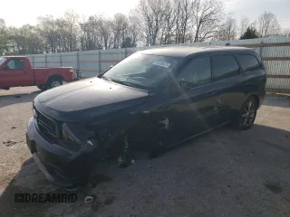 2017 Dodge Durango GT with VIN 1C4RDJDG0HC619216, listed as a Copart auction lot 54189525 with 118,985 mi miles and Salvage title. Bid and sale history available at DreamBid. Image 1.