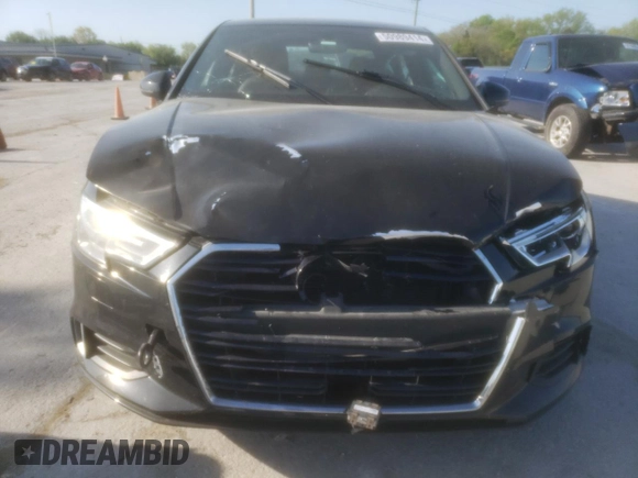2017 Audi A3 Sedan Premium with VIN WAUB8GFF0H1017955, listed as a Copart auction lot 50989414 with 45,566 mi miles and Salvage Title. Bid and sale history available at carsss.com. Image 5.